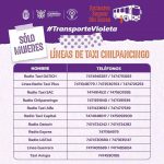 Ponemos a tu disposición los números telefónicos de taxis de uso exclusivo para mujeres en Chilpancingo.