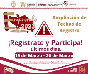 Concurso Estatal Emprende Edu 2023