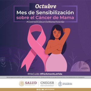 Mes de Sensibilización sobre el #CáncerDeMama